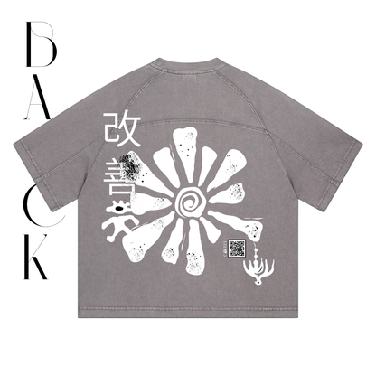 Camiseta Oversize Estilo Urbano Oriental 'KAIZEN'